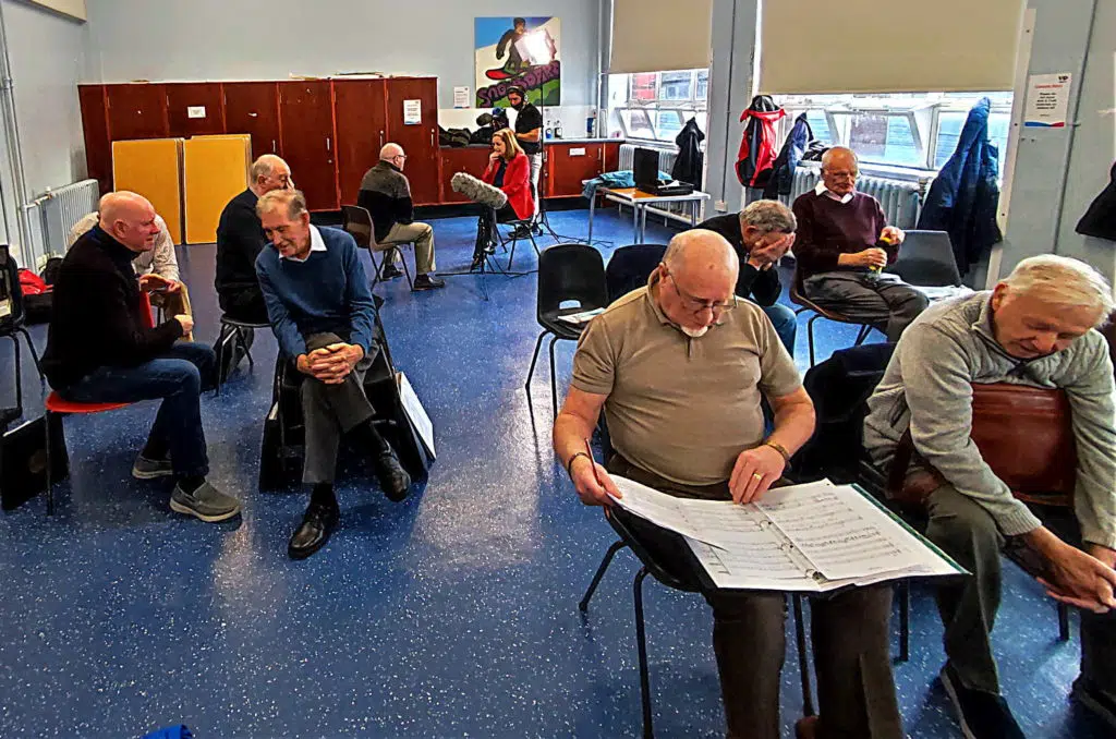 Visit by BBC to Rehearsal on 08-02-2022 2